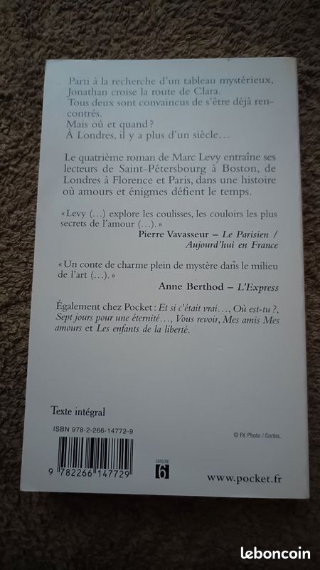 Marc Levy - La prochaine fois - Pocket (image 3)