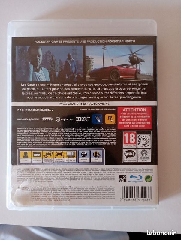 Jeux de PS3 gta 5 (image 3)