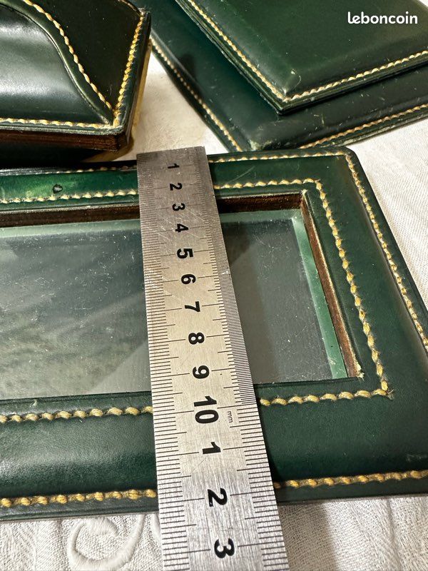 Set De Bureau En Cuir - BLANC - Set D'accessoires De Bureau - 8 Accessoires De