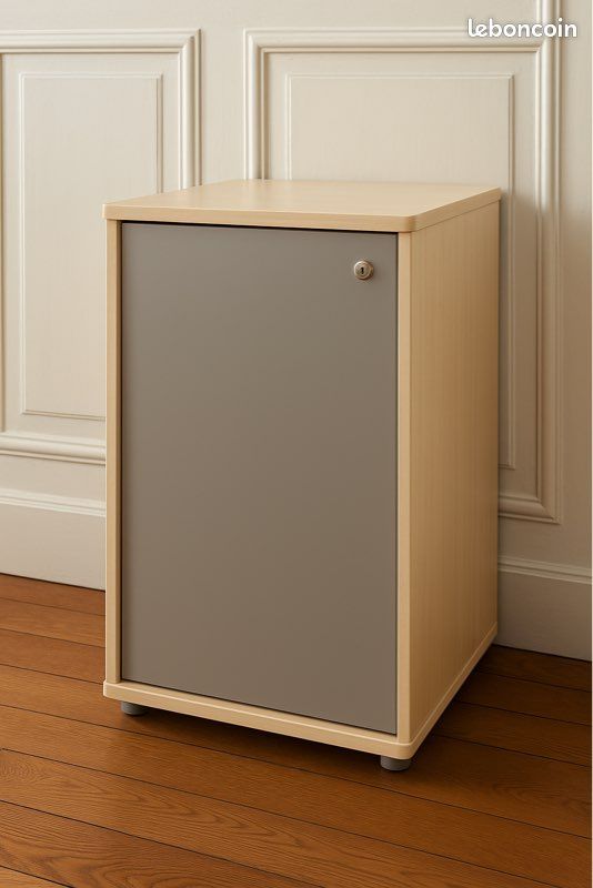 Meuble de rangement compact avec porte – bon état (image 1)