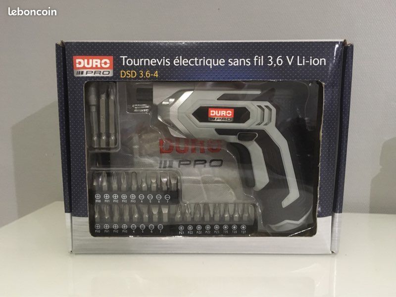 Tournevis électrique visseuse sans fil rechargeable neuf avec accessoires (image 1)