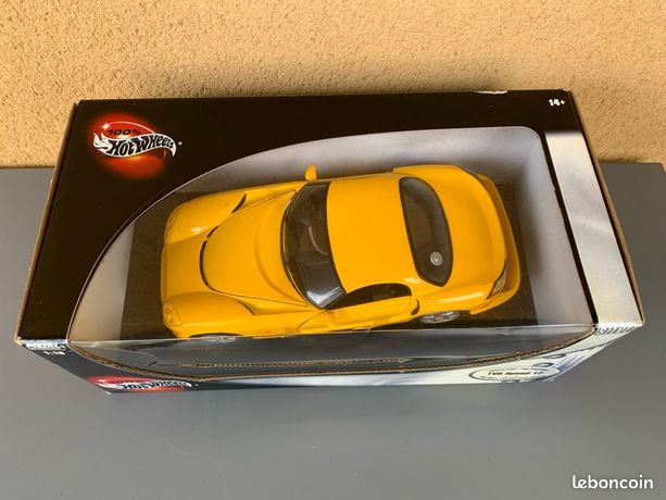 Hot Wheels 1/18 – TVR Speed 12 Verte – Modèle Exposé Sans Boîte