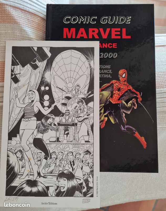 Marvel Guide 1970 à 2000 + ex-libris - Livres