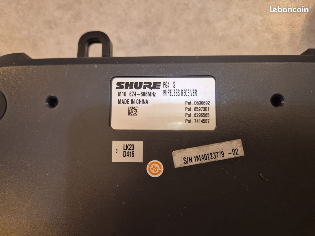 Système sans fil SHURE pour la voix Bêta 58A (image 2)