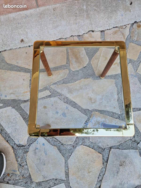Table basse d appoint Lancel vintage (image 3)