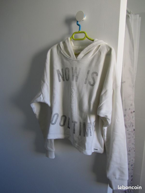 Sweat à capuche demi-saison IKKS Ligne Ado Taille S Vêtements
