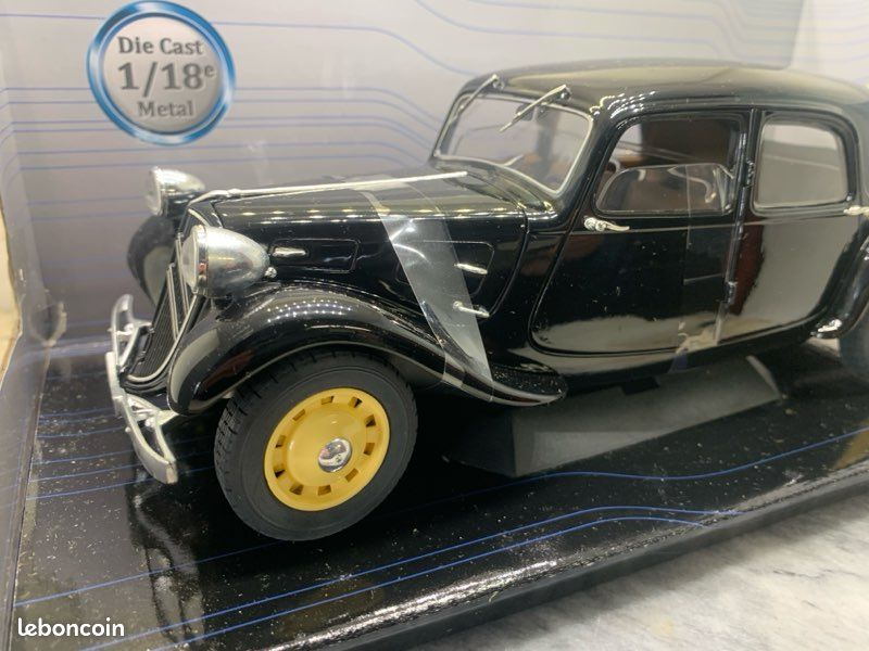 Miniature Solido – Citroën Traction Avant 1938, échelle 1/18, Super état, Collection