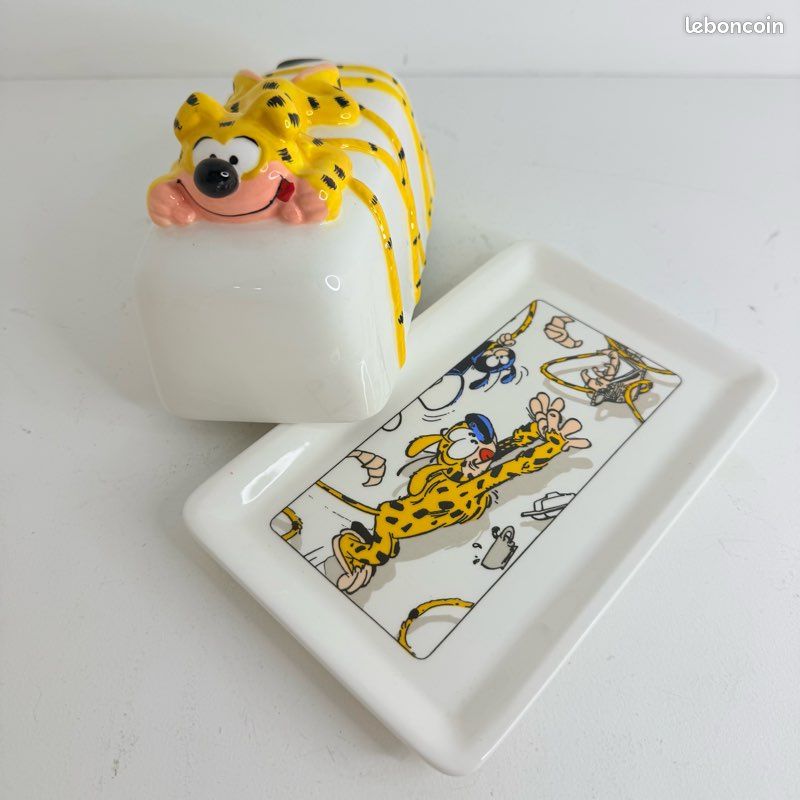 Marsupilami - beurrier salière et poivrière en porcelaine / Spirou (image 2)