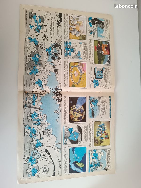 Rare vintage 1982 album panini Les Schtroumpfs supplément pif gadget (image 3)