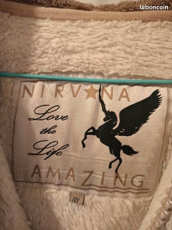 NIRVANA AMAZING - GENEPY KIDS - VESTE POLAIRE - ENFANT (as4, age, 14_years, regular, ANIS, 14 ANS
