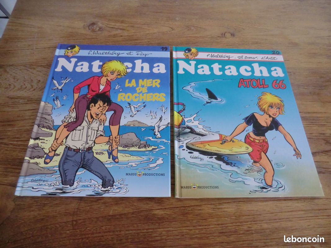 2 albums bd natacha T19 & T20 ( en 1ère édition ) très bon état (image 1)