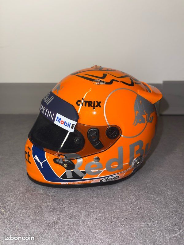 Casque Max Verstappen 2018 Spa Custom - F1 Red Bull (image 4)