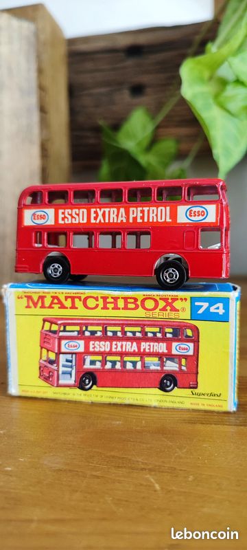 Ancienne miniature Matchbox Lesney Daimler superfast bus londonien (image 1)