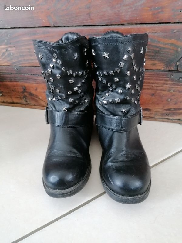 Bottines style motard (image 1)