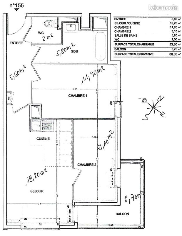 Appartement meublé (image 12)