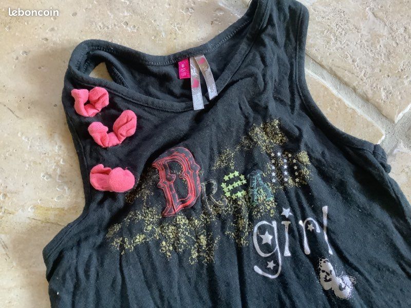 Robe noir fille printemps été Orchestra 6 ans (image 2)