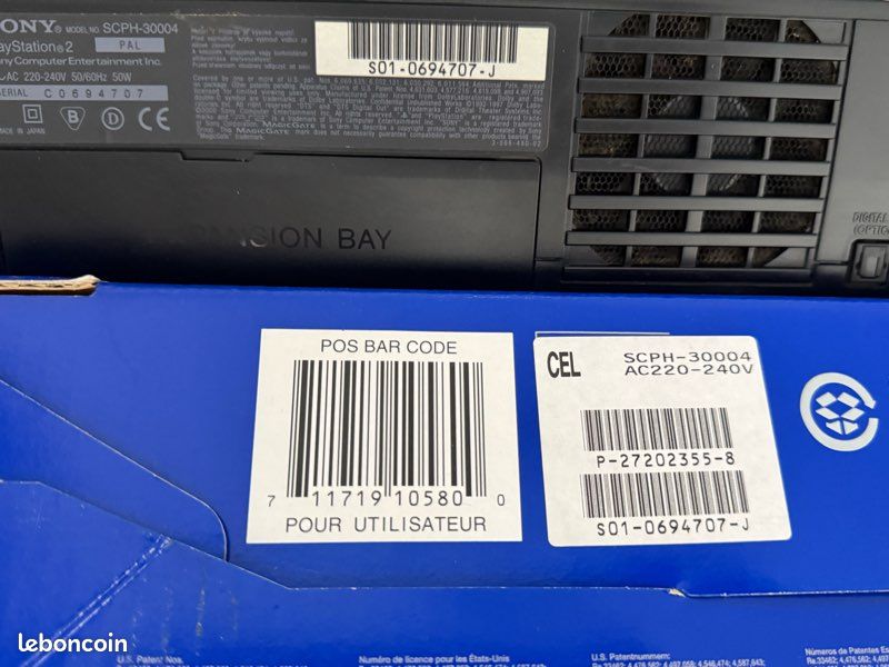 Sony PlayStation 2 PS2 SCPH-30004 – Serial Matching – Scellé intact – Complète en boîte (image 14)