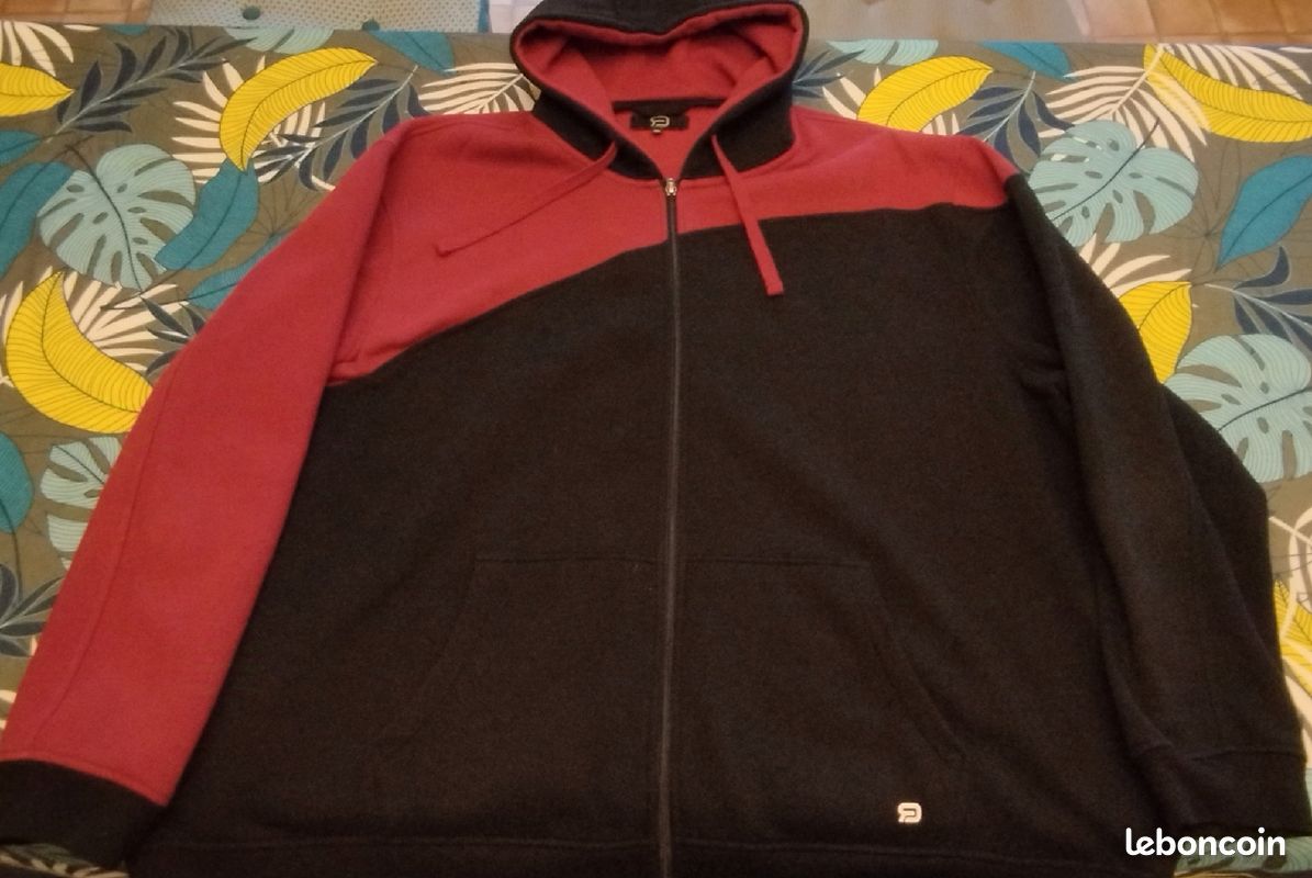 Sweat à capuche grande taille (image 1)