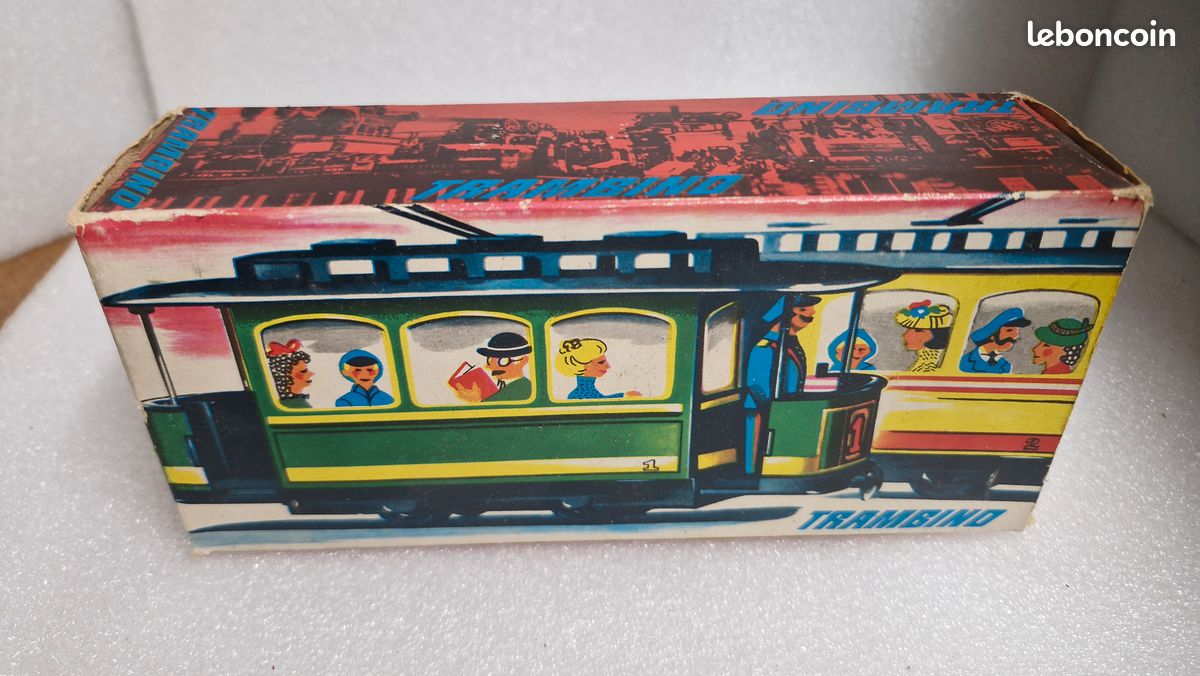 TRAMBINO TRAM TROLLEY Ref 2125 Bk 8/19 Jouet Metal Made In Gdr EUR 130,00 - FR