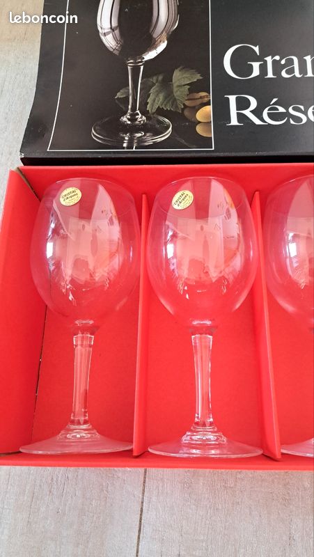4 grands verres Cristal d arques (image 2)
