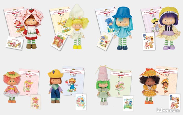 Poupée Charlotte aux Fraises, Strawberry Shortcake Altaya 2019 - État Neuf - Boîte d'Origine - Collection