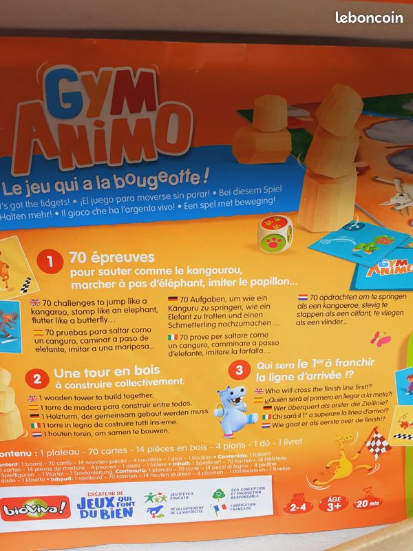 Jeu société gym animo (image 5)
