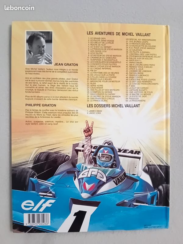 1 BD n°59 EO Michel Vaillant = La prisonnière - Graton - Livres