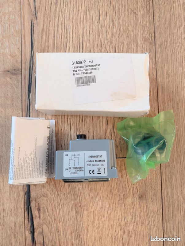 Thermostat Codice 543458/B TR543458 (image 1)