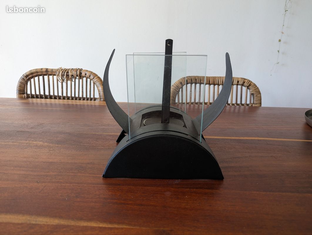 Cheminée de table au Bioéthanol – Design Verre et Noir (image 10)