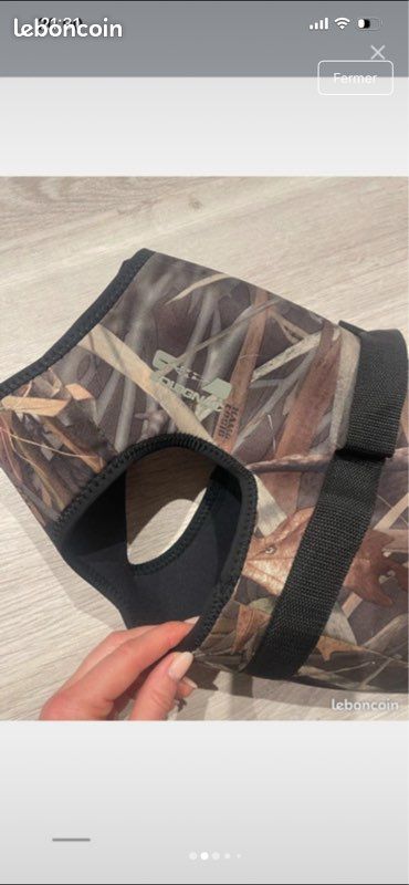 Gilet pour chien en néoprène camouflage (image 2)