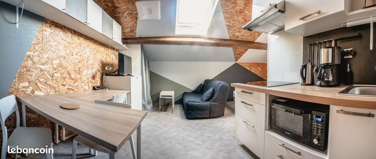 Location studio meublé 30m2 proche St Gabriel / bords de Sèvre