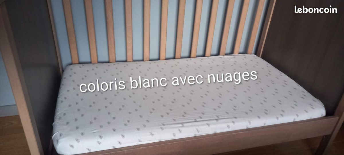 Drap housse (pour lit bébé/jeune enfant) (image 1)