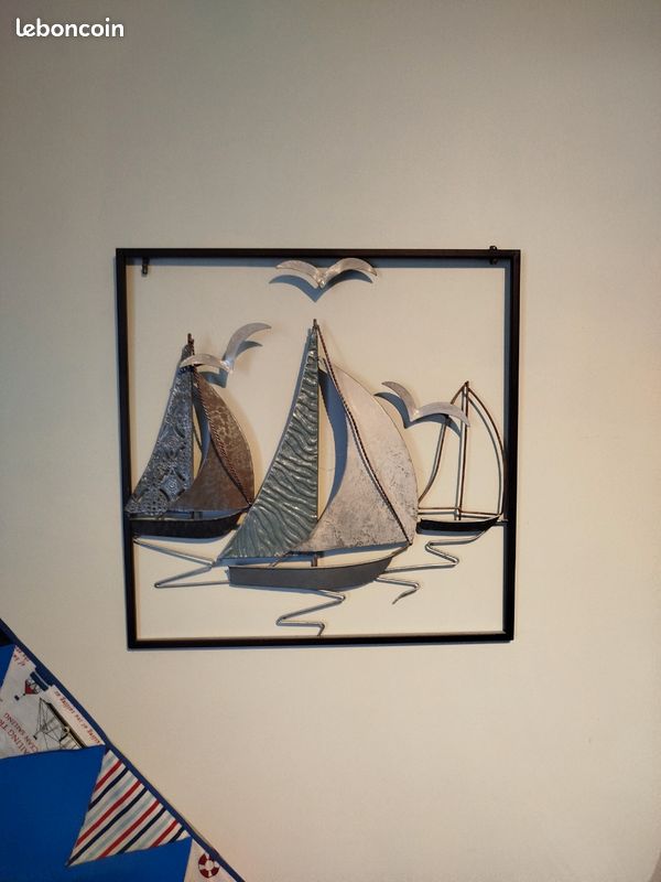 Tableau bateau metal (image 1)