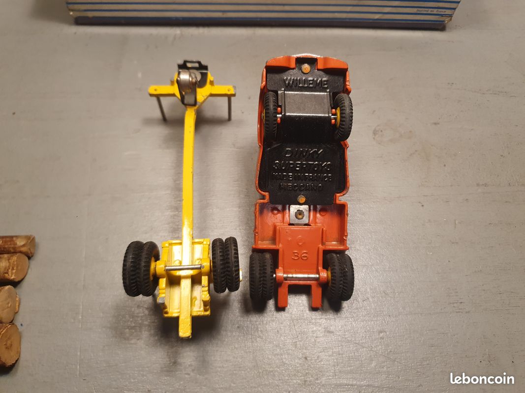 antiguotracteur willeme avec semi-remorque fard - Acheter Voitures miniatures de collection - échelle 1:43 Dinky Toys sur todocoleccion