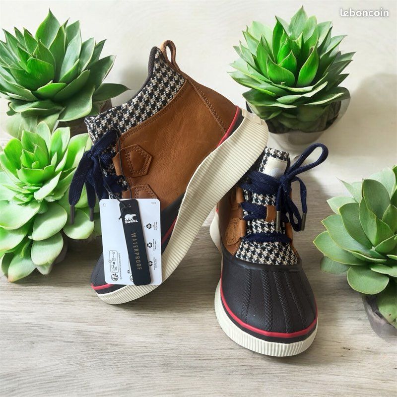 Bottines Imperméable Femme marron taille 38 Sorel Chaussures