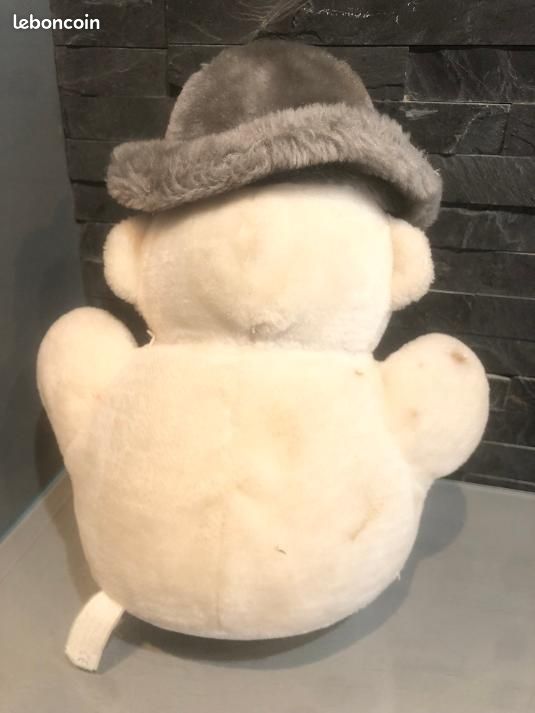 Peluche vintage collection Bouli bonhomme de neige 28 cm (image 2)