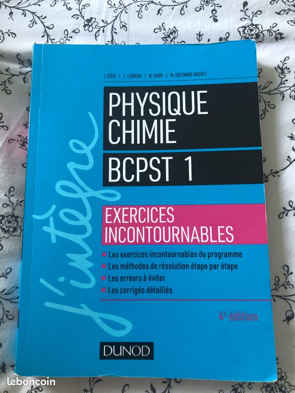Livre BCPST 1 Physique-Chimie (image 1)