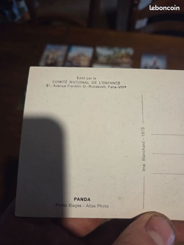 Carte postal comité national enfance (image 2)