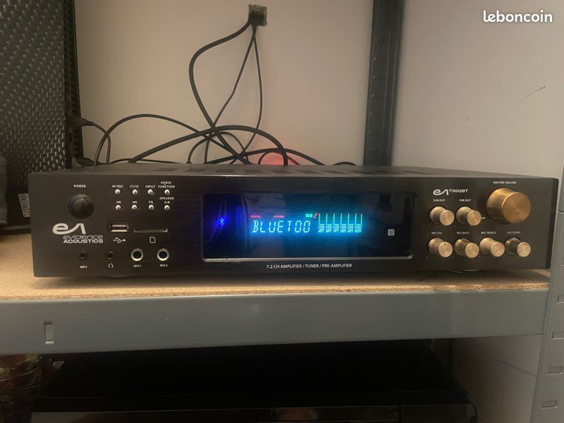 Ensemble Home Cinéma Évidence Acoustique + ampli Bluetooth 7.2 – 1100 W (image 9)