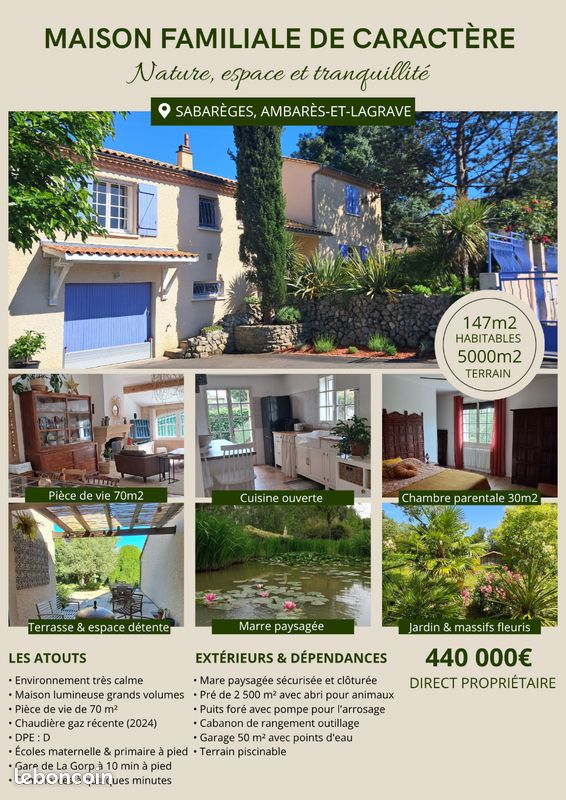 Maison 4 pièces 147 m² · à Ambarès-Et-Lagrave · 147 m² · 440 000 €