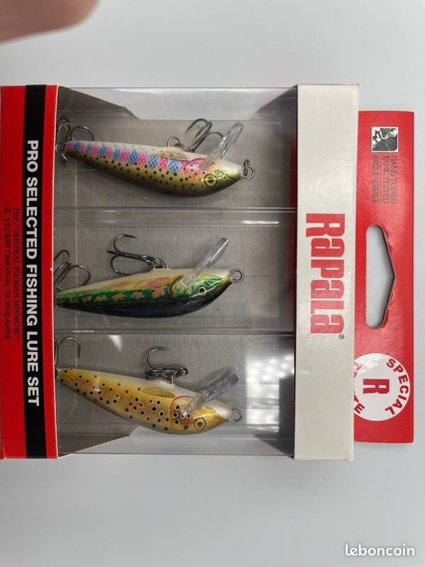Kit Leurres Rapala Truite 3 Pièces - Countdown Et Floater - 5cm Et 3cm - Leurres De Pêche Haut De Gamme