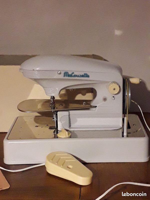 Machine à Coudre Jouet « Ma Cousette » Vintage - Avec Boîte Et Notice, Occasion