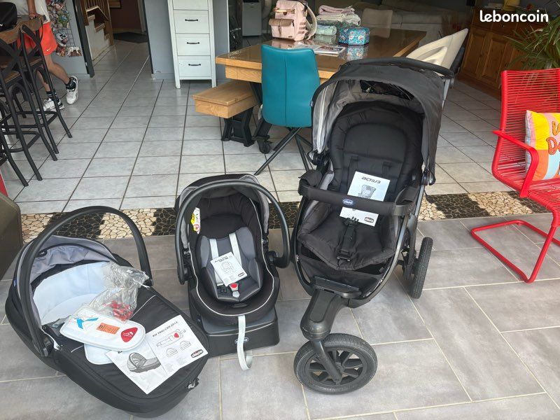 Poussette Trio Chicco Active 3 (image 1)