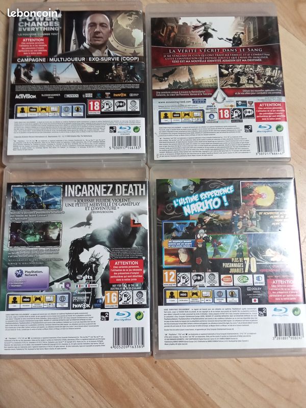 Jeux ps3 en parfait état (image 2)