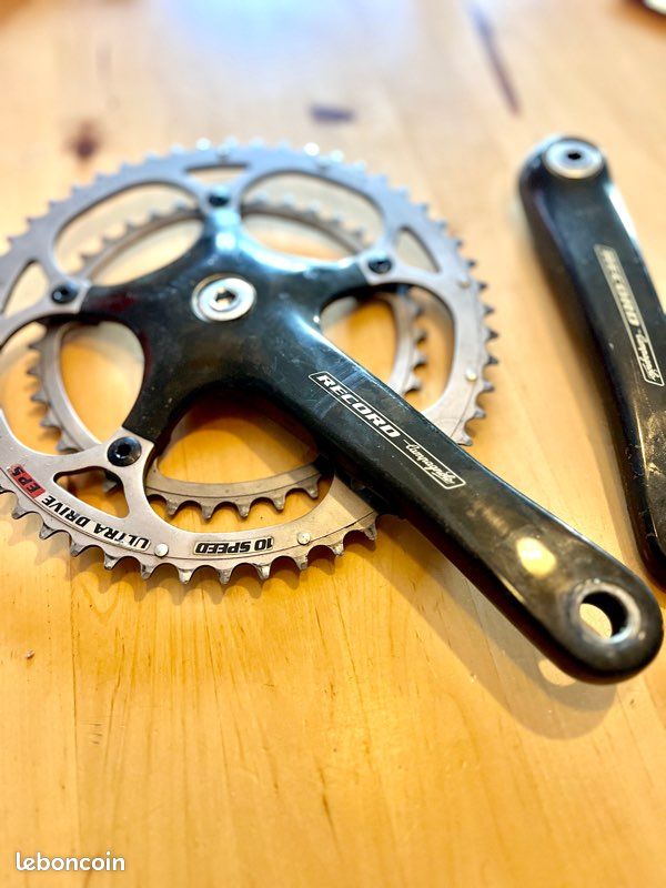 VÉLO DE ROUTE vintage Campagnolo C Record 172,5 mm MANIVELLES finition
