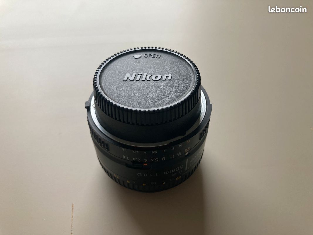 Objectif Nikon AF NIKKOR 50mm f/1.8D - Monture F - Diamètre 52mm (image 8)