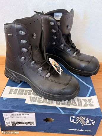 Botte Sécurité HAIX Airpower XR22 S3 Extra Montante - Cuir Gore-Tex