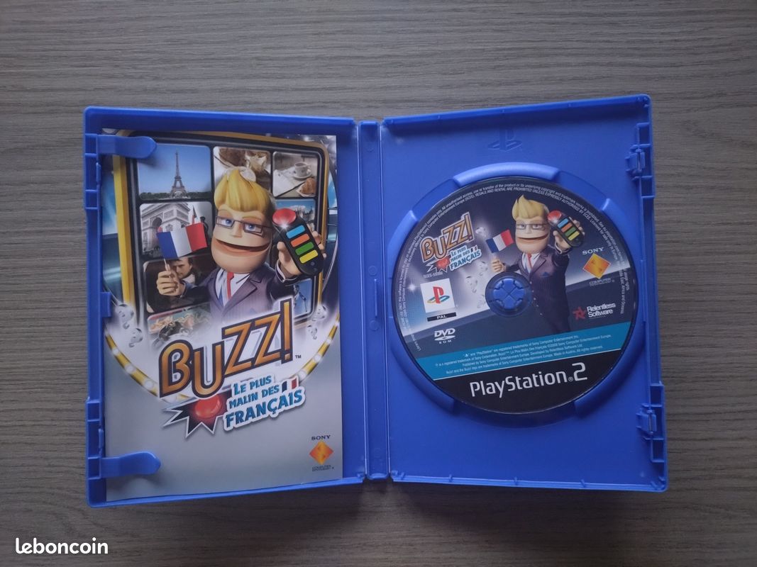 Jeu PS3 Buzz ! Le Plus Malin Des Français - Quiz TV - Très Bon état Complet