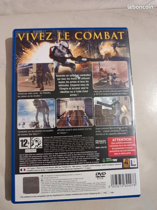 Jeu star wars Battlefront PS 2 (image 2)