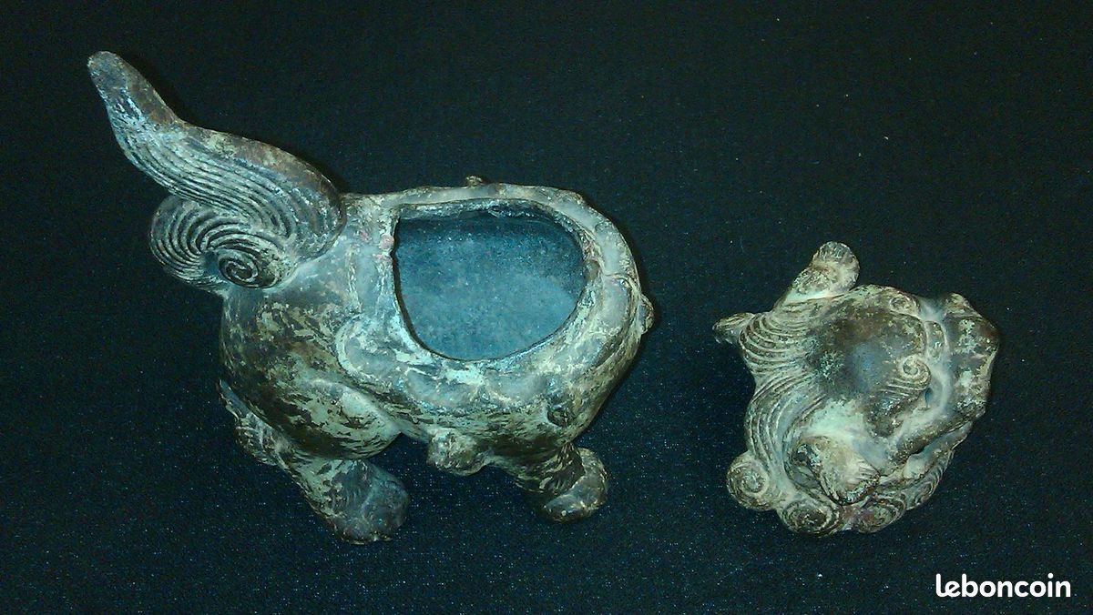 Koro - brule-encens antique Japon ou Chine (image 4)
